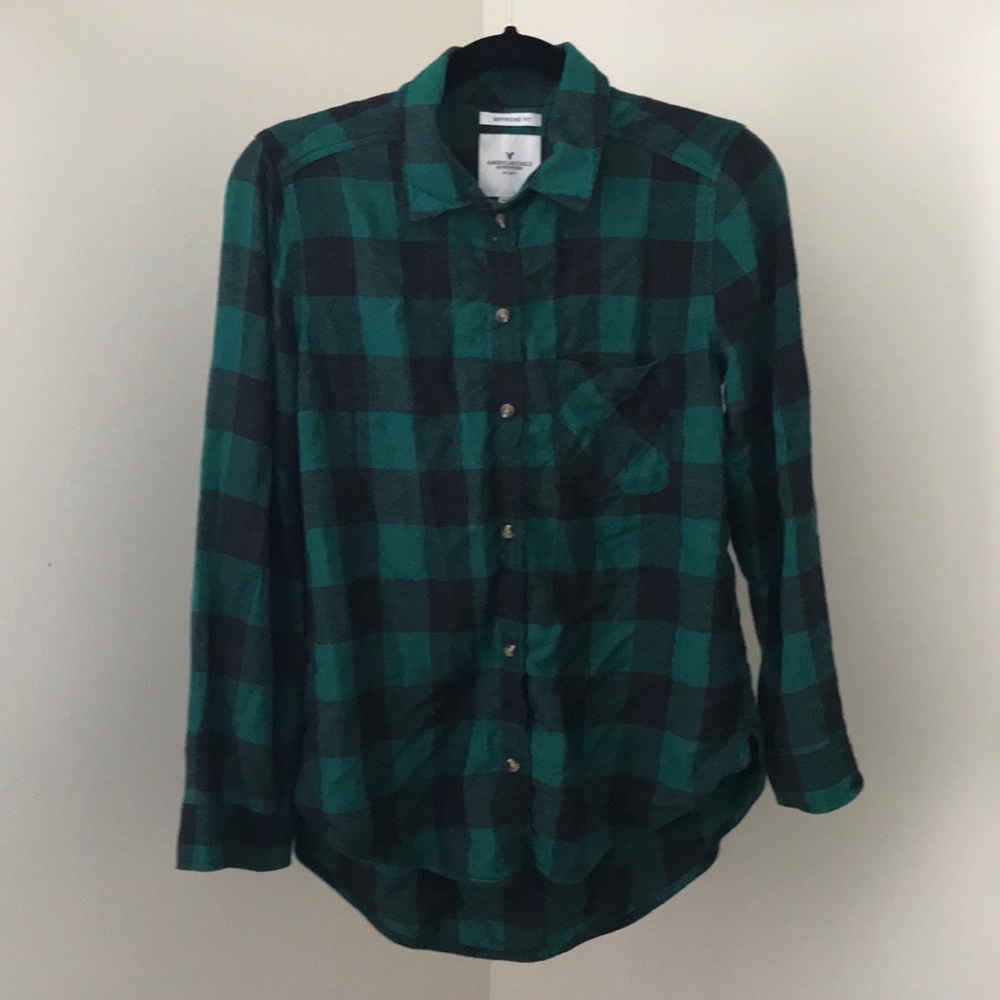 Boyfriend button down top